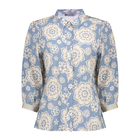 Geisha blouse 63466-20 600 light blue/off white - Image 1