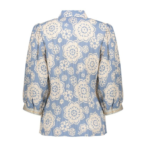 Geisha blouse 63466-20 600 light blue/off white - Image 3