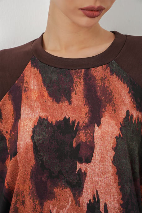 Oversized Abstract Print Coltrui & Broek Set - Image 5