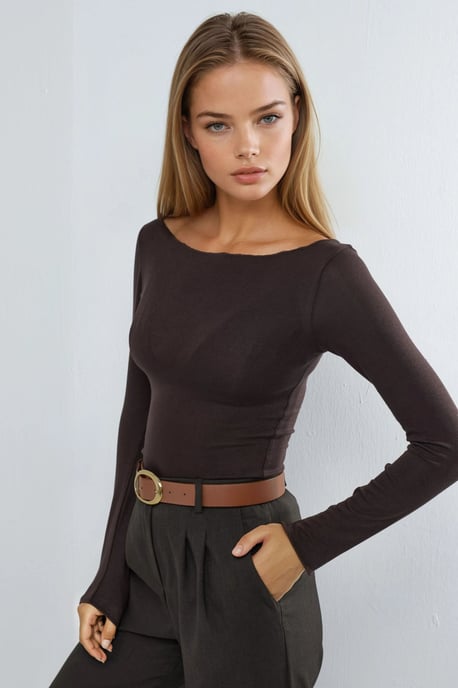 Boothals Kasjmiermix Ultra Lichte Blouse - Image 2