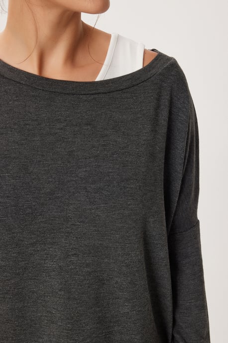 Boot hals Lange Mouw Blouse - Image 3