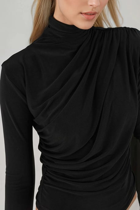 Elegant mjuk-touch långärmad stickad topp - Image 3