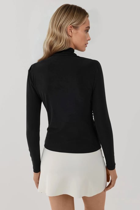 Elegant mjuk-touch långärmad stickad topp - Image 6