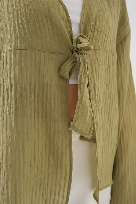 V-hals Blouse met Strik - Image 5