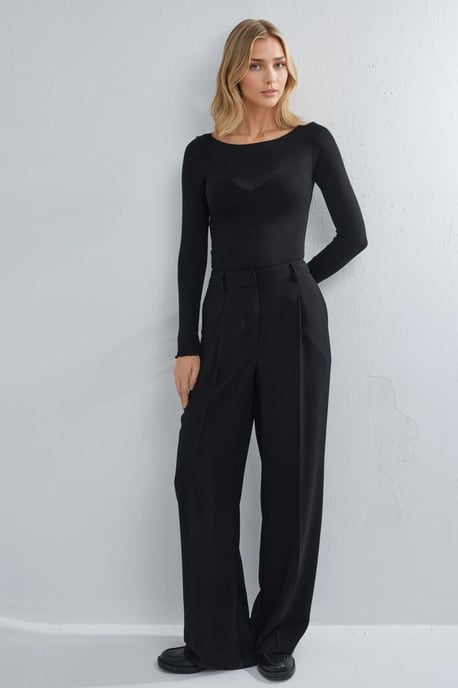 Boot Hals Kasjmiermix Ultra Lichtgewicht Blouse - Image 4