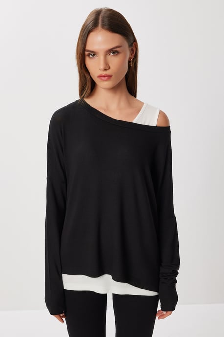 Bootkraag Lange Mouw Blouse - Image 4
