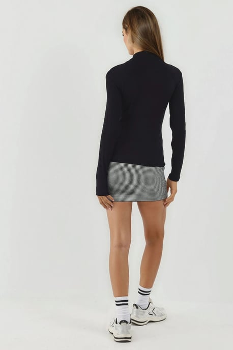 Ultra Zachte Aanraak Slim Fit Coltrui Gebreide Top - Image 3
