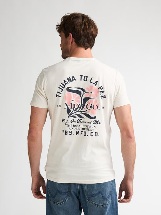Petrol Industries - Heren T-shirt met print Onix - Wit - Image 4