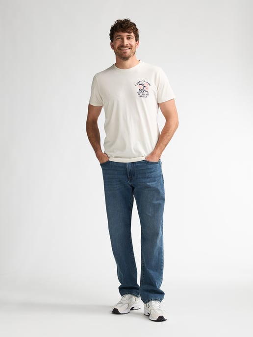 Petrol Industries - Heren T-shirt met print Onix - Wit - Image 5