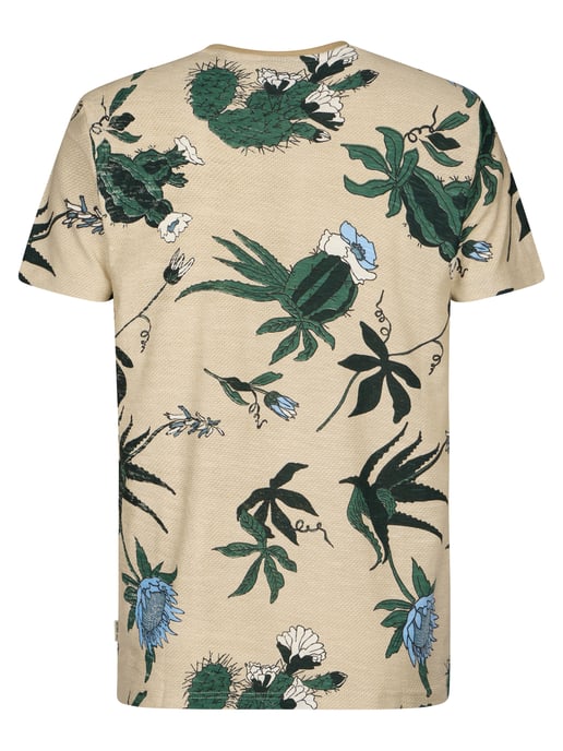 Petrol Industries - Heren T-shirt met all-over print Carbón - Oranje - Image 2