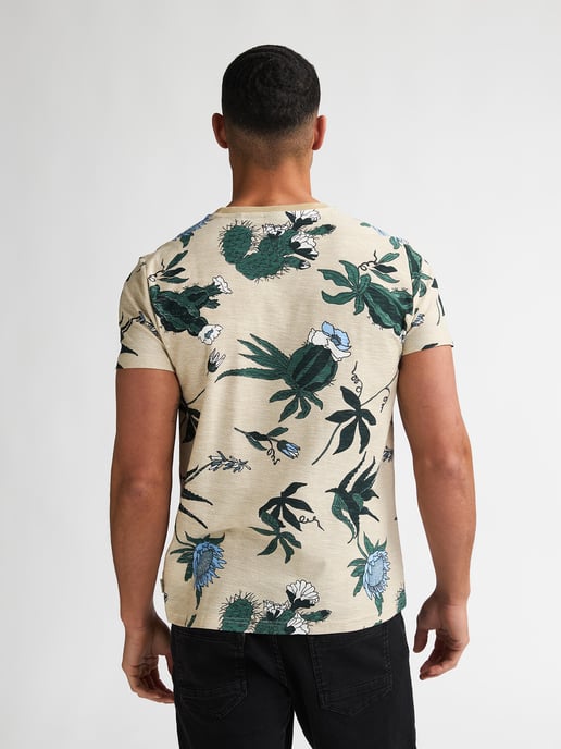 Petrol Industries - Heren T-shirt met all-over print Carbón - Oranje - Image 4