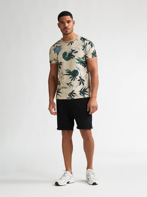 Petrol Industries - Heren T-shirt met all-over print Carbón - Oranje - Image 5