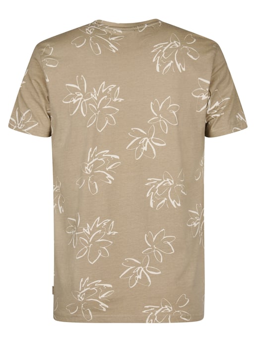 Petrol Industries - Heren T-shirt met all-over print Grafito - Oranje - Image 2