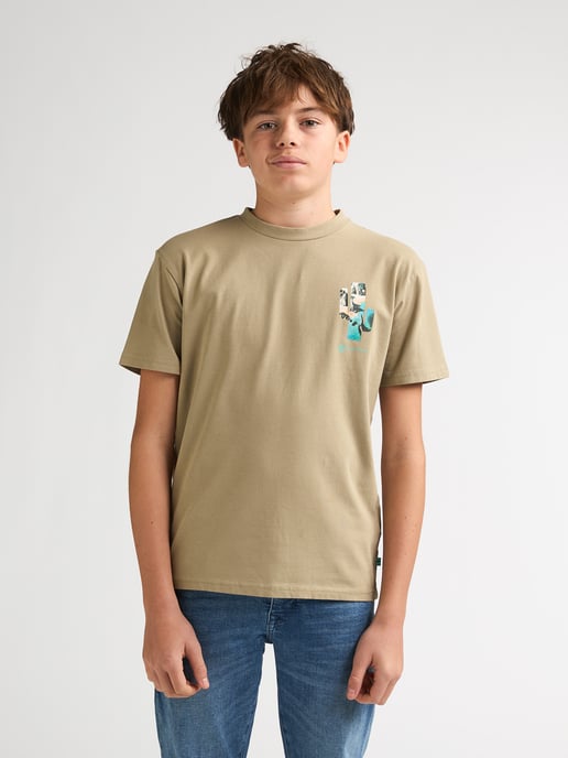 Petrol Industries - Jongens T-shirt met rugprint Sol - Oranje - Image 3