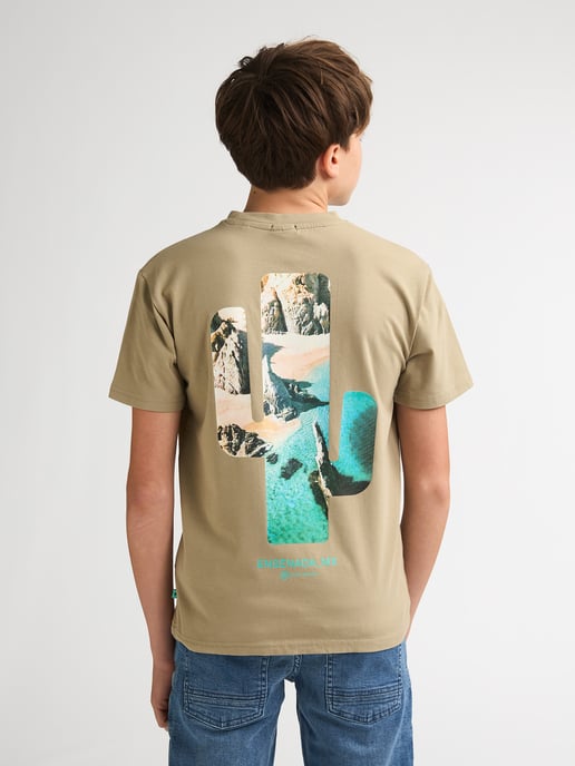 Petrol Industries - Jongens T-shirt met rugprint Sol - Oranje - Image 4