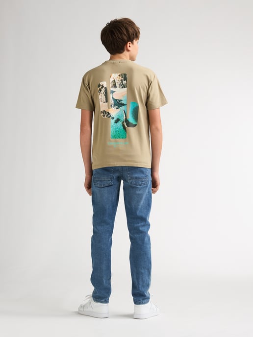Petrol Industries - Jongens T-shirt met rugprint Sol - Oranje - Image 6
