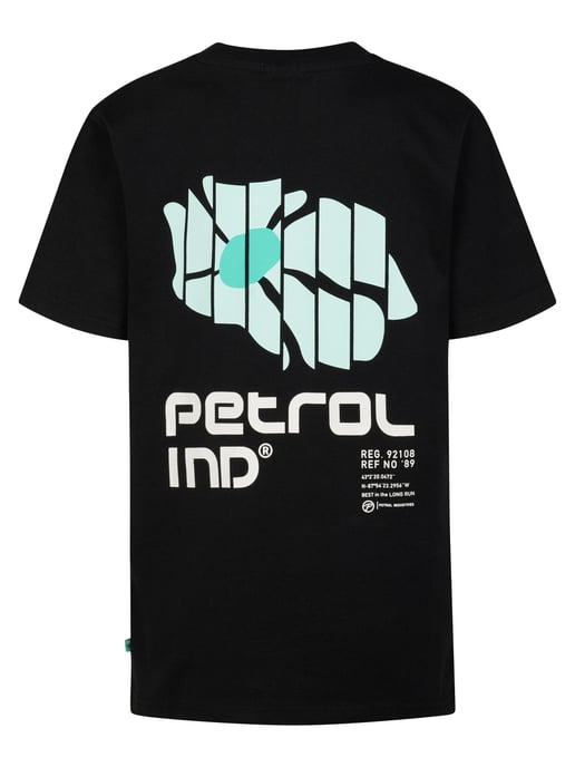 Petrol Industries - Jongens T-shirt met grafische rugprint Aguila - Zwart - Image 2