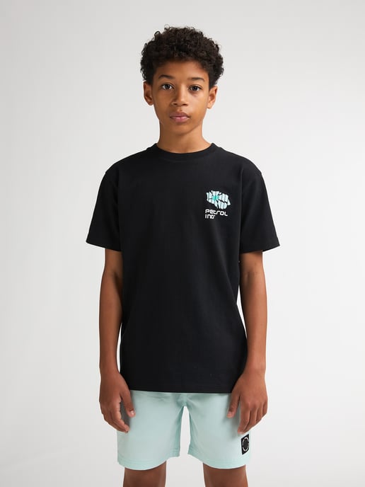 Petrol Industries - Jongens T-shirt met grafische rugprint Aguila - Zwart - Image 3