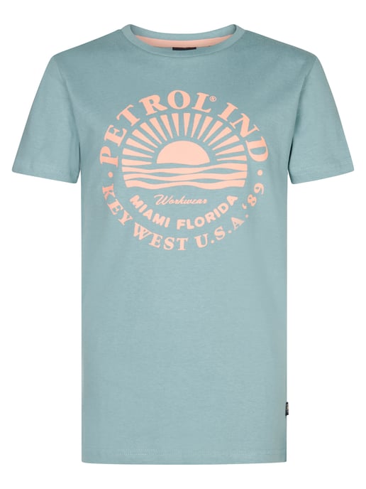 Petrol Industries - Jongens Artwork T-shirt Seawall - Blauw - Image 1