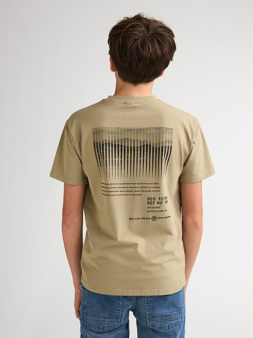 Petrol Industries - Jongens T-shirt met grafische rugprint Serape - Oranje - Image 4