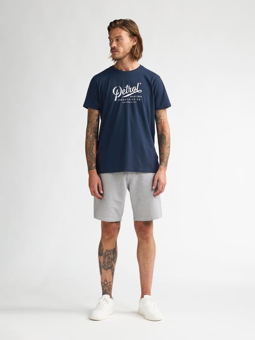 Petrol Industries - Heren Jersey T-shirt met print Huracán - Blauw - Image 5