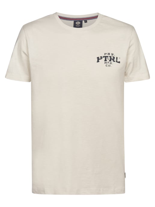 Petrol Industries - Heren Jersey T-shirt met print Oro - Wit - Image 1