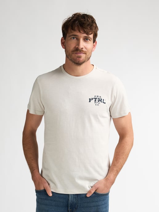 Petrol Industries - Heren Jersey T-shirt met print Oro - Wit - Image 3