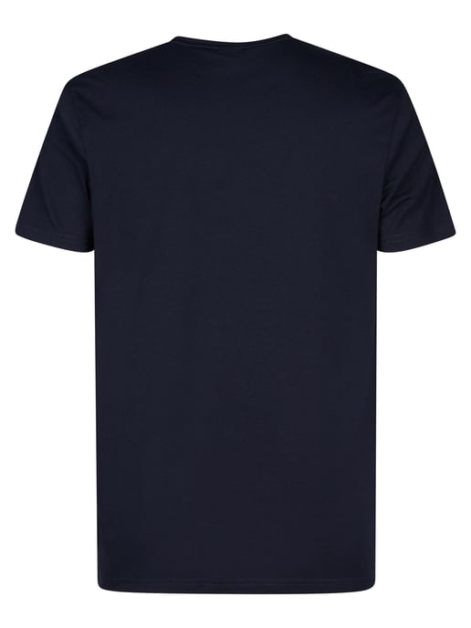 Petrol Industries - Heren T-shirt met print Fumarola - Blauw - Image 2