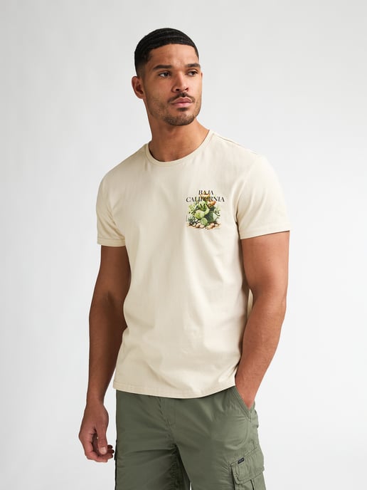 Petrol Industries - Heren T-shirt met rugprint Magma - Wit - Image 3