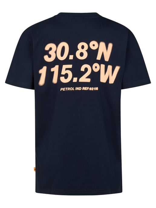 Petrol Industries - Jongens Bedrukt jersey T-shirt Roca - Blauw - Image 2