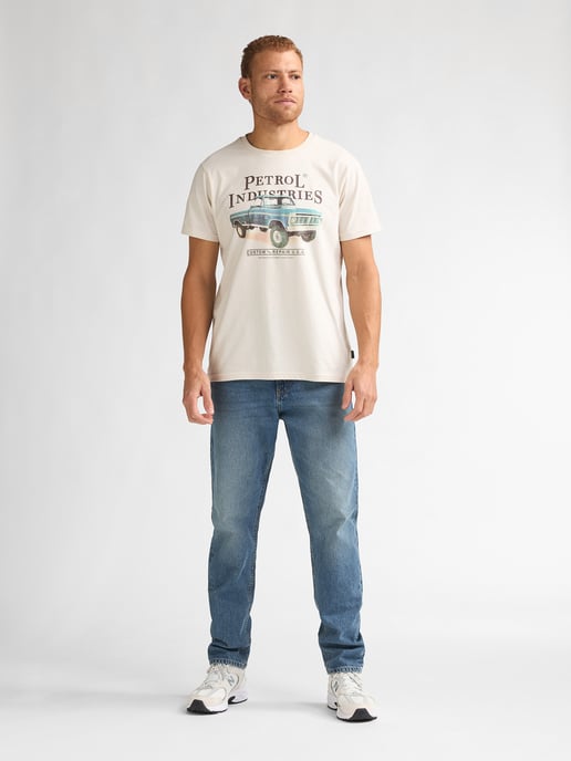 Petrol Industries - Heren T-shirt met fotoprint Cometa - Wit - Image 5