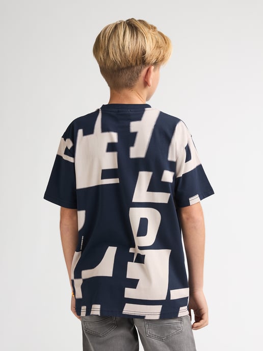 Petrol Industries - Jongens T-shirt met all-over print Montaña - Blauw - Image 4