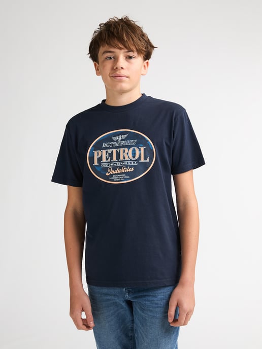 Petrol Industries - Jongens Jersey T-shirt met print Nopal - Blauw - Image 3