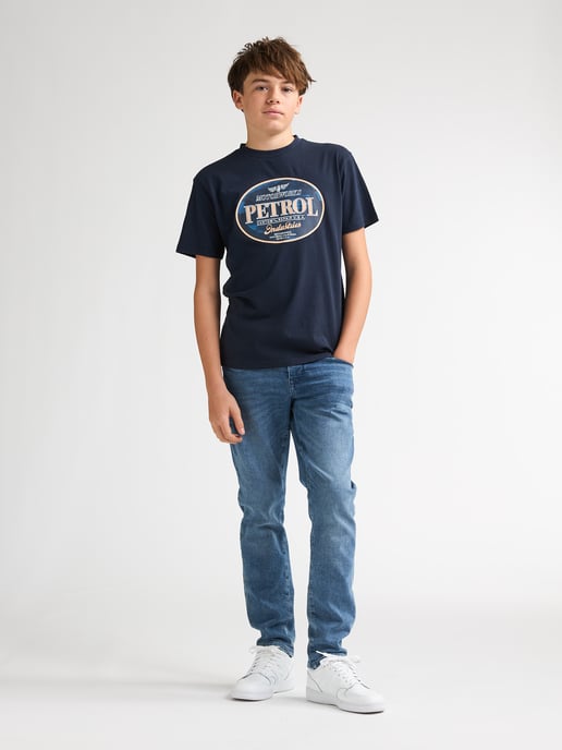 Petrol Industries - Jongens Jersey T-shirt met print Nopal - Blauw - Image 5