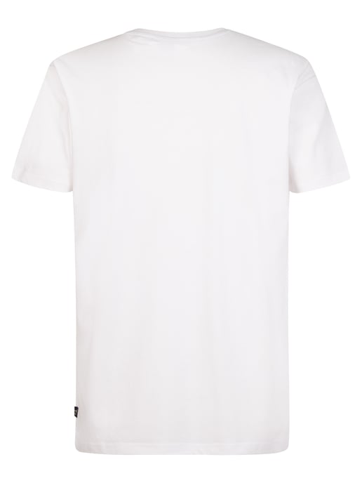 Petrol Industries - Heren Jersey T-shirt met print Huracán - Wit - Image 2