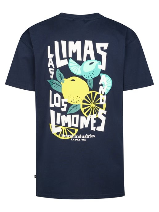 Petrol Industries - Jongens T-shirt met grafische rugprint Costa - Blauw - Image 2