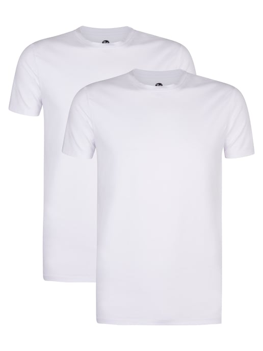 Petrol Industries - Heren 2-Pack Basic T-shirt Ronde Hals Pioneer - Wit - Image 1