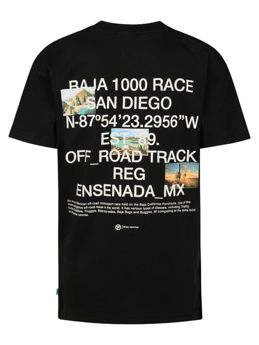 Petrol Industries - Jongens T-shirt met rugprint Arena - Zwart - Image 2