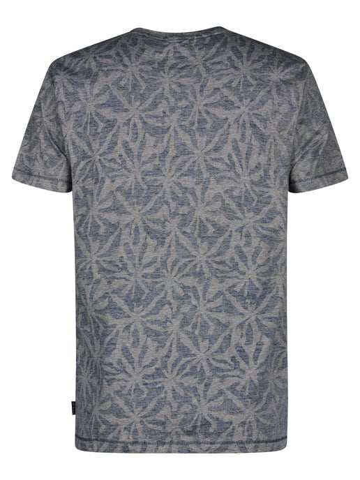 Petrol Industries - Heren T-shirt met all-over print Cromo - Blauw - Image 2
