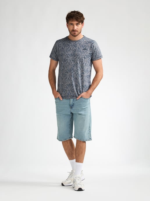 Petrol Industries - Heren T-shirt met all-over print Cromo - Blauw - Image 5
