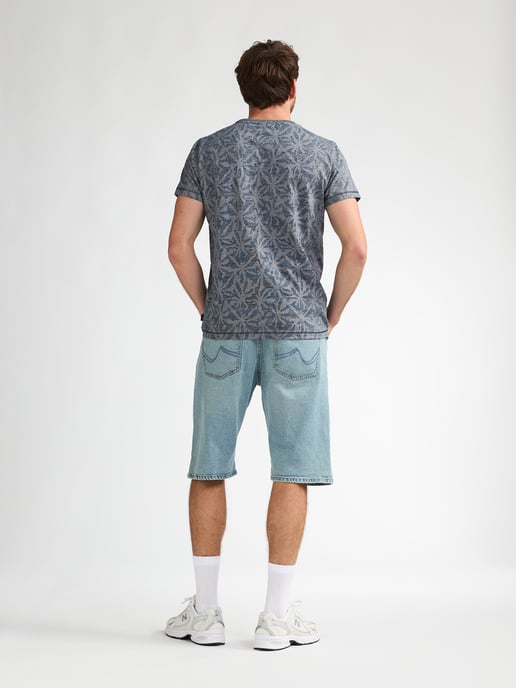 Petrol Industries - Heren T-shirt met all-over print Cromo - Blauw - Image 6