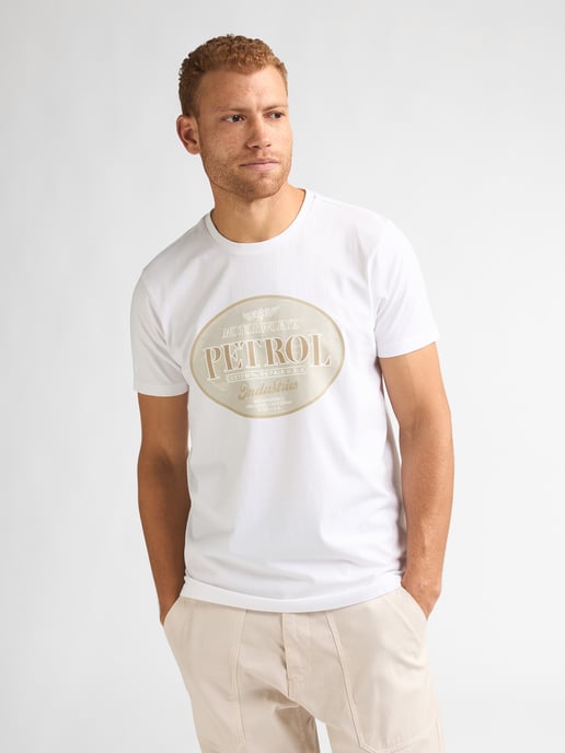 Petrol Industries - Printed Jersey T-Shirt Estrella Men - White - Image 3