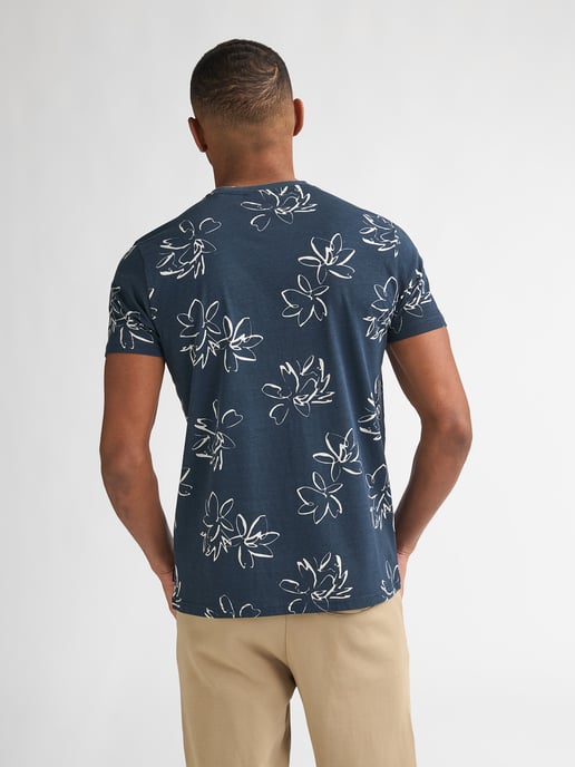 Petrol Industries - Heren T-shirt met all-over print Grafito - Blauw - Image 4