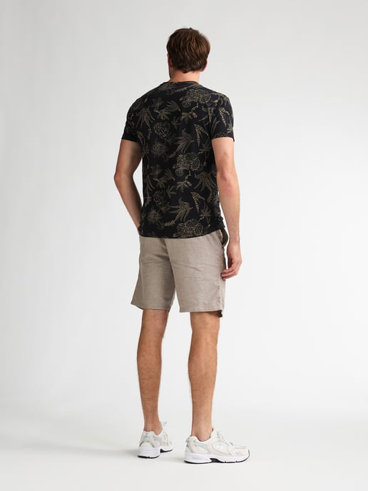 Petrol Industries - Heren T-shirt met all-over print Rocosa - Zwart - Image 6