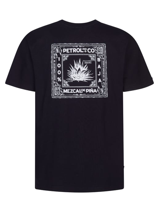 Petrol Industries - Heren T-shirt met rugprint Calor - Zwart - Image 2