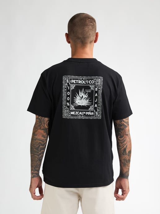 Petrol Industries - Heren T-shirt met rugprint Calor - Zwart - Image 4