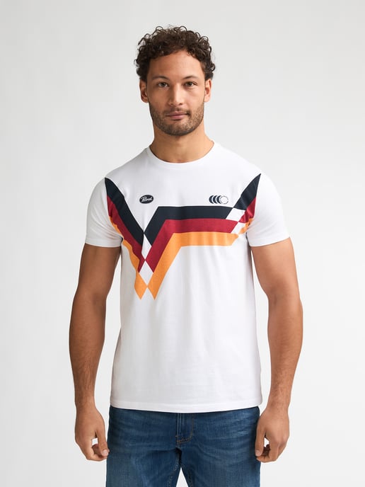 Petrol Industries - Heren Voetbal T-shirt Duitsland - Wit - Image 3