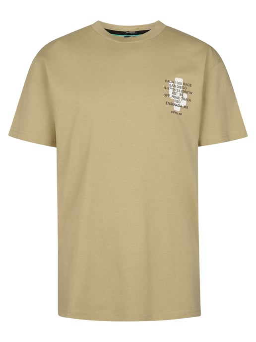 Petrol Industries - Jongens T-shirt met grafische rugprint Sombrero - Oranje - Image 1