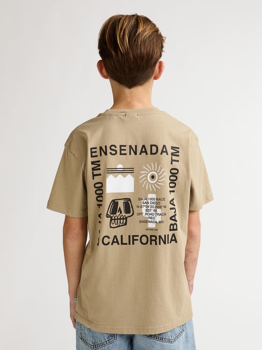 Petrol Industries - Jongens T-shirt met grafische rugprint Sombrero - Oranje - Image 4