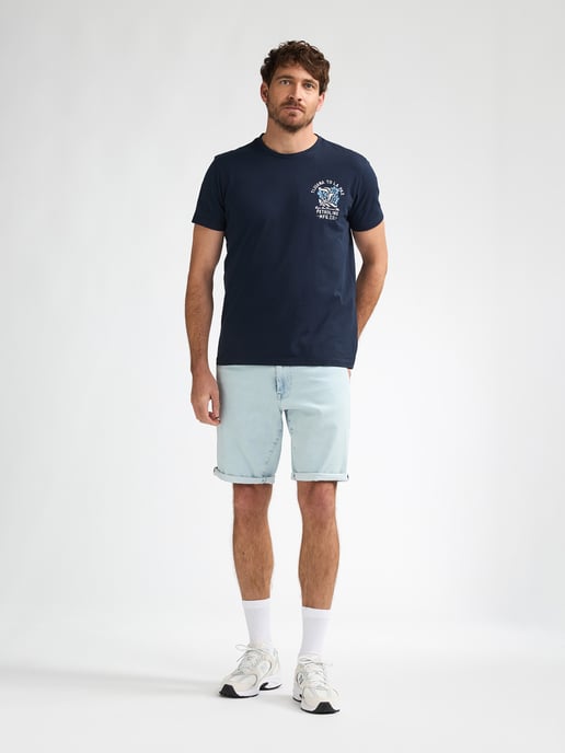 Petrol Industries - Heren T-shirt met print Onix - Blauw - Image 5
